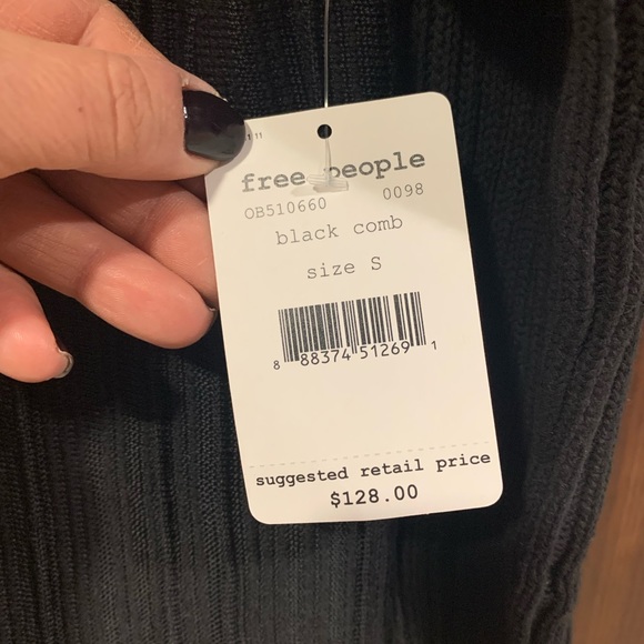 Free People Ribs and Ruffles Sweater - Picture 5 of 9